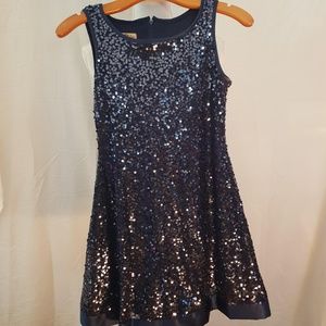 Sleeveless dress with sequins KIDS